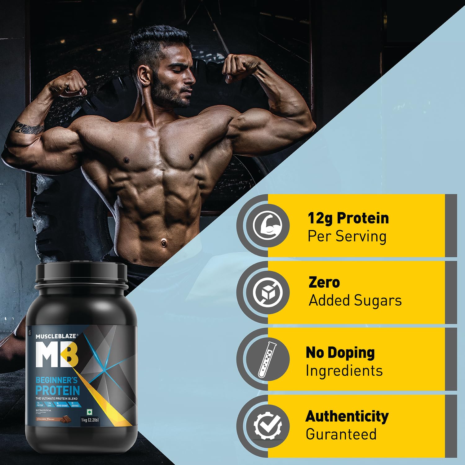 MuscleBlaze Beginner's Whey Protein: Perfect Entry to Fitness