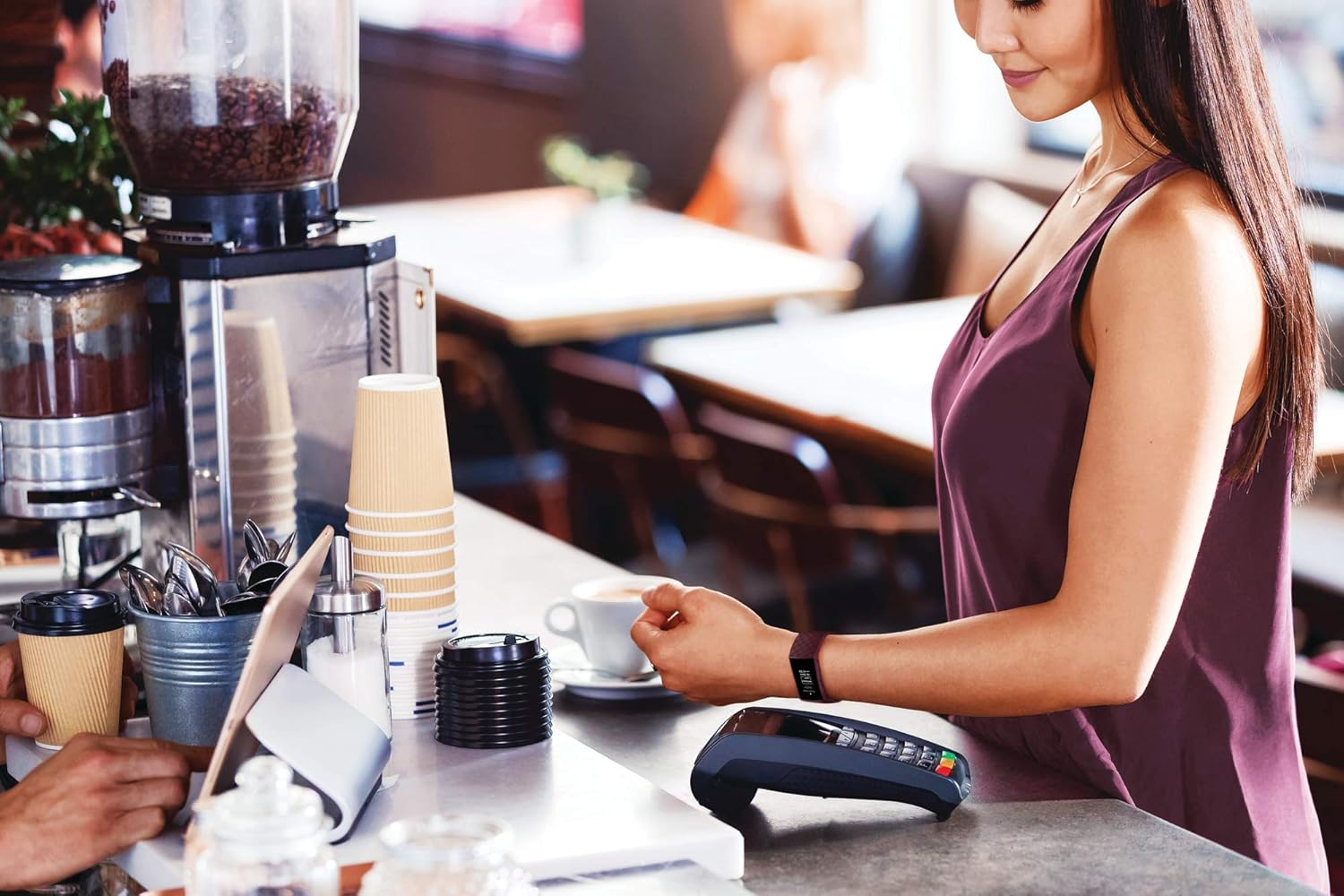 Fitbit Charge 4 GPS Fitness Tracker Rosewood