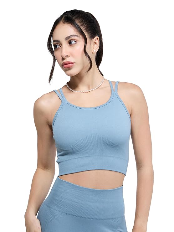 CAVA Super Stretch Brami for Women | Cross-Strap, Buttery Soft, 4-Way Stretch, Breathable, Light Support | Activewear Bra Top